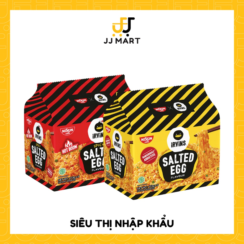IRVINS x NISSIN | SIÊU PHẨM MÌ TRỘN TRỨNG MUỐI / SIÊU HOT ĐẾN TỪ SINGAPORE