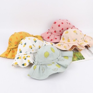 Mũ vải che nắng rộng vành cho bé [SIÊU XINH] cho bé từ 2-6 tuổi