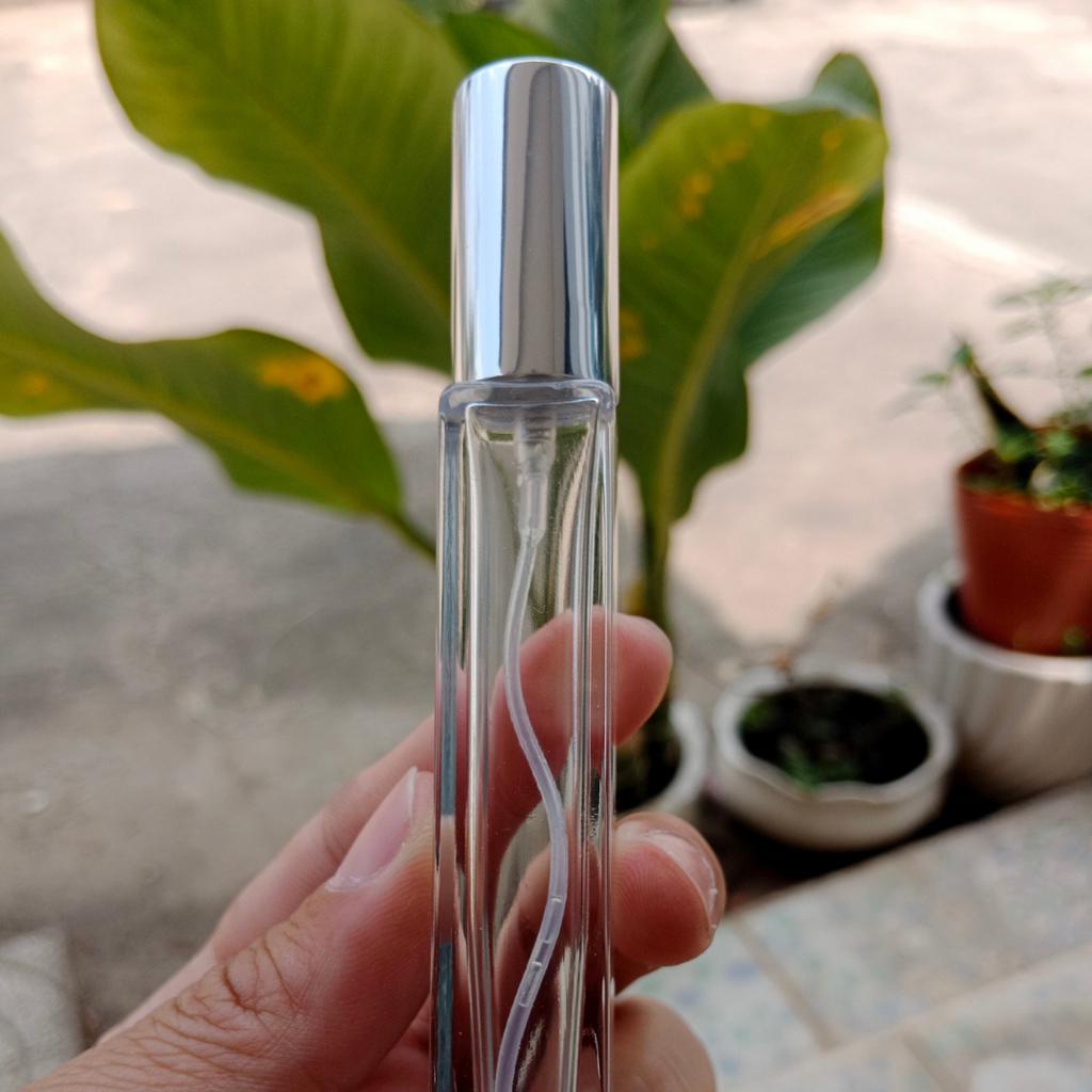Chai chiết nước hoa 10ml | Chai thủy tinh dạng vuông