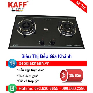 Bếp gas âm Kaff KF 216, bếp gas, bếp gas âm, bếp gas mini, bếp gas hồng ngoại, bếp gas đơn