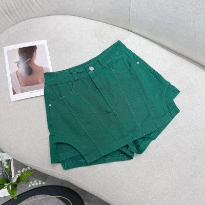 Chân váy chữ A xẻ gân tôn dáng Quảng châu