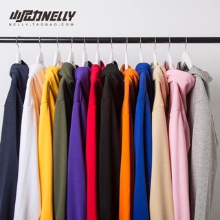 Áo hoodie trơn Nelly có mũ và không mũ