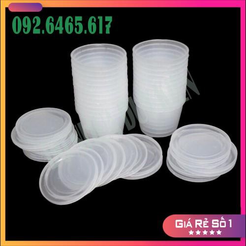 [FREESHIP] Sỉ 50 Cốc Nhựa Làm Caramen, Sữa Chua Có Nắp Đủ Kích Cỡ , Trái Tim , To , Nhỏ - NHẬT ANH | BigBuy360 - bigbuy360.vn