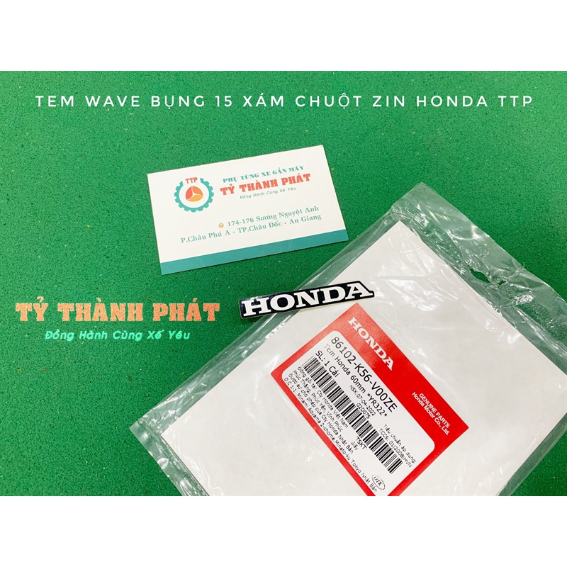 Tem chử HONDA đuôi dè sau Winner 17 , 18 zin