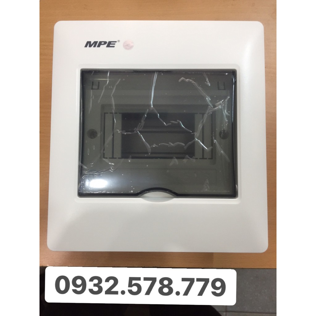 Tủ điện âm tường 6 đường chứa MCB, Tủ chứa aptomat MPE