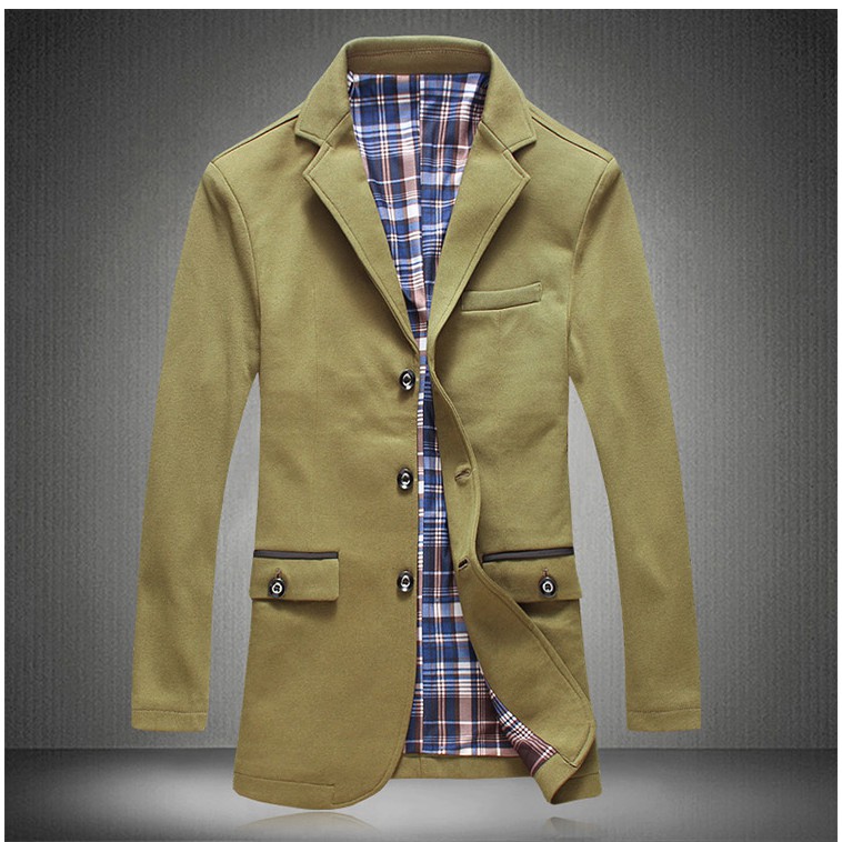 Áo khoác kaki nam Jacket viền túi – MS0029AK