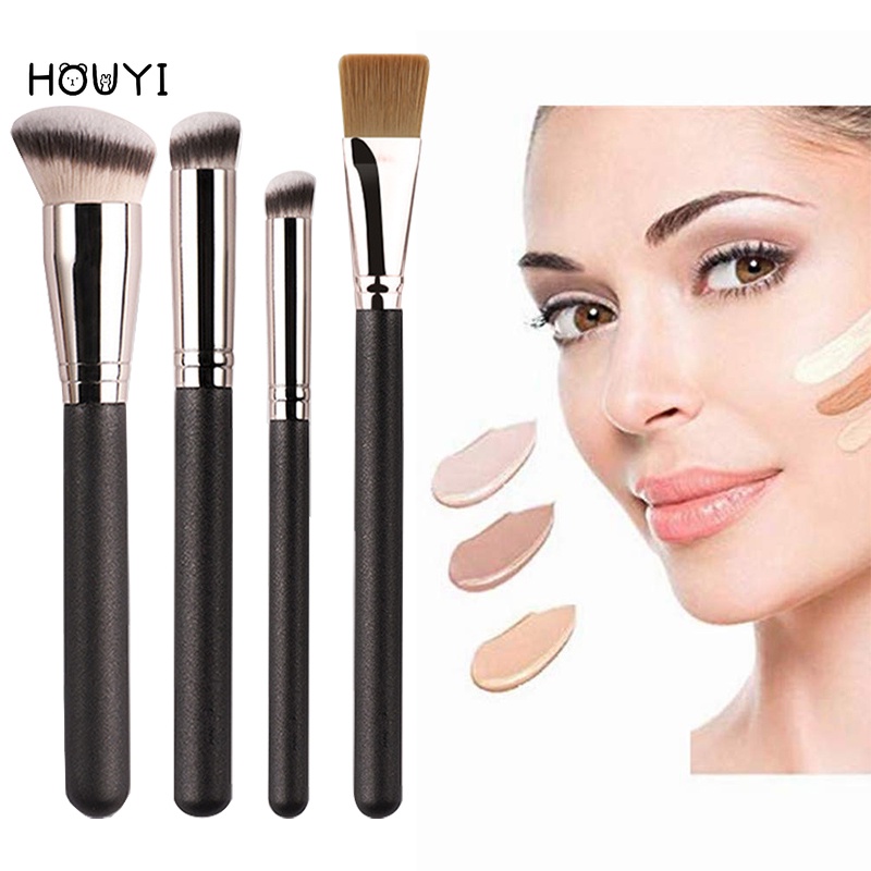 Cọ Trang Điểm Đầu Tròn Mềm Mại Không Để Lại Dấu Tiện Dụng