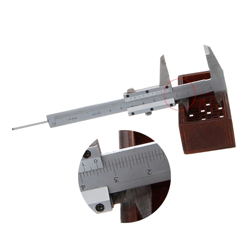 Thước Cặp Cơ Khí Mini 0-100mm Bằng Thép Không Gỉ Tiện Dụng