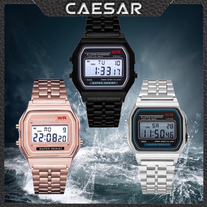 【Giao hàng 24H】Đồng hồ nam nữ dây thép không gỉ sang trọng đồng hồ nam giá rẻ đồng hồ unisex casio wr