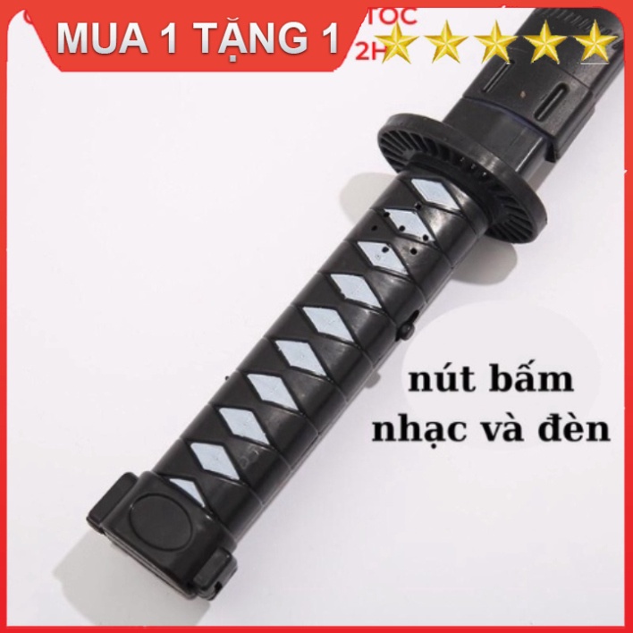 Kiếm Phát Sáng Katana 68 Cm - Kiếm Ánh Sáng - Đồ Chơi katana Nhựa Có Đèn và Âm Thanh ✔Tặng bộ bà
