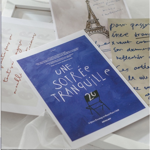 Link 1-Postcard, Bìa decor mẫu hoa lá trang trí chụp ảnh 15x20cm