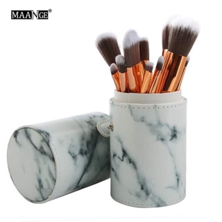 Bộ cọ vân đá 10 cây kèm hộp da