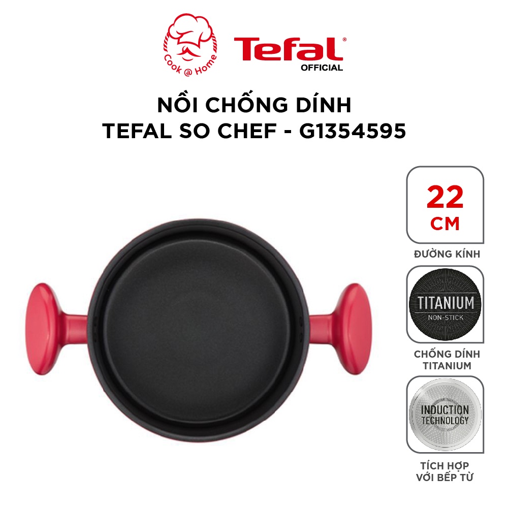 Nồi chống dính 22cm Tefal So Chef G1354595