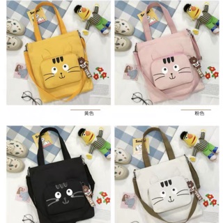 TOTE ĐEO 2 kiểu - TÚI HỘP MÈO-TT08