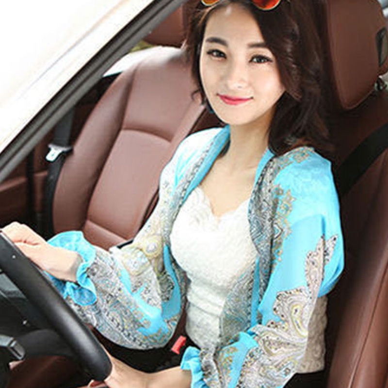 Xiangbao Áo Choàng Polyester Chống Nắng Thoáng Khí Nhiều Màu Sắc Cho Nữ Sl