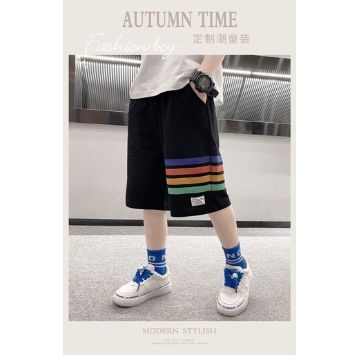 Quần short thể thao thiết kế mới kiểu dáng đơn giản thời trang mùa hè dành cho trẻ em