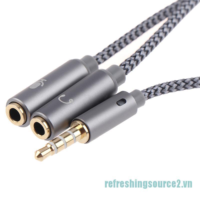 Đầu Chia Tai Nghe Cx 3.5mm 1 Male Sang 2 Female Jack Mic Y