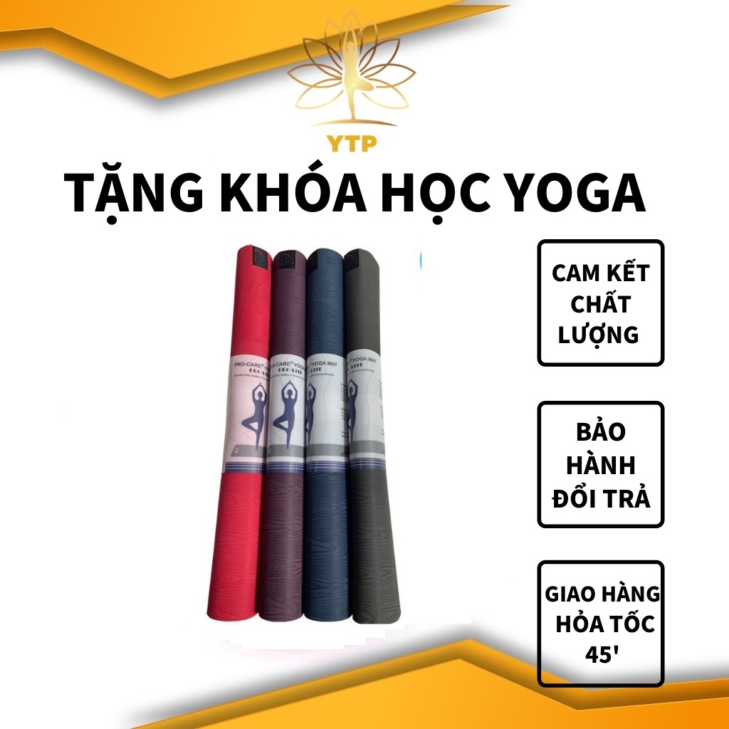 THẢM YOGA GẤP GỌN  Pro-Care Pro-Lite , CAO SU NON 100%, 1.5MM, THẢM DU LỊCH GKK