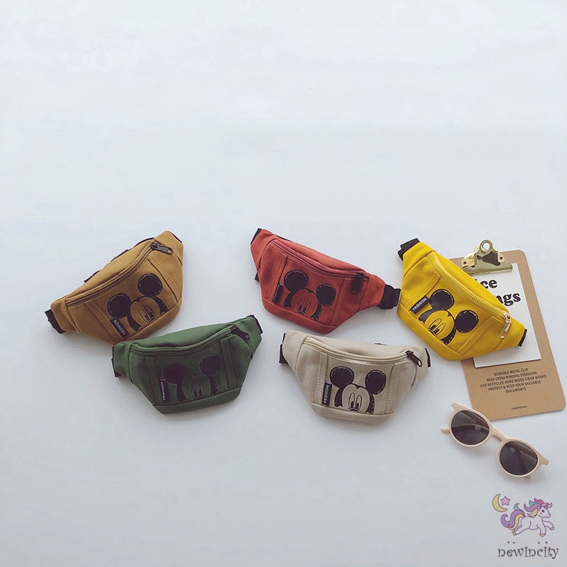 Túi Đeo Chéo Ngực Họa Tiết Hoạt Hình Phong Cách Hàn Quốc Cho Bé