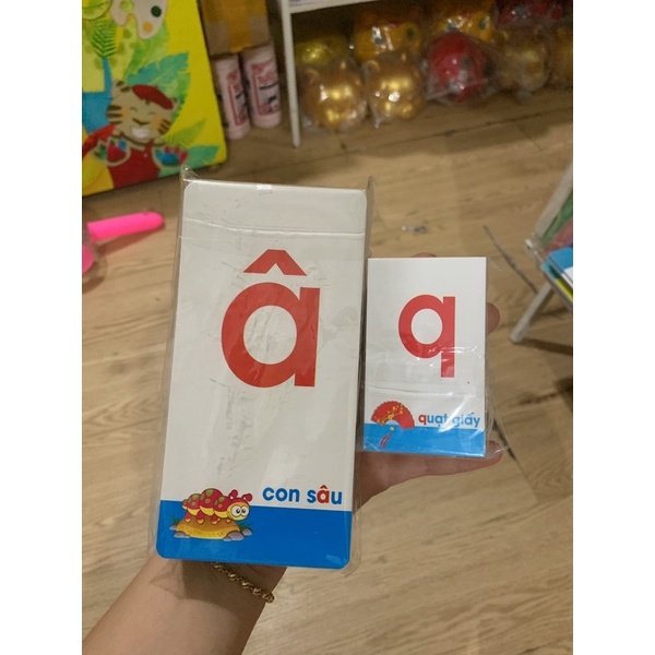 Combo 2 bộ thẻ học chữ và số