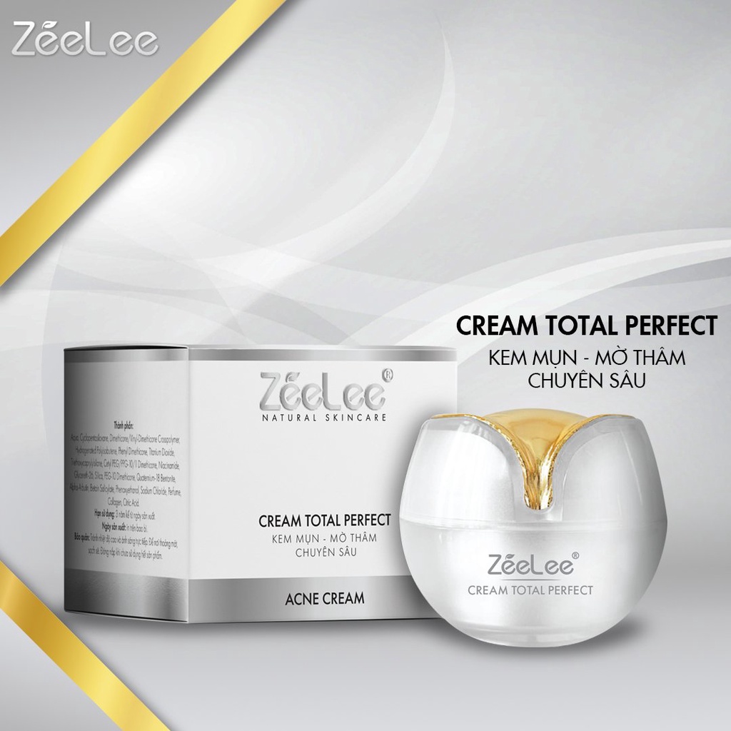 Kem Mụn Mờ Thâm Chuyên Sâu Xóa Mụn Mờ Nám Trắng Da zeelee 20G