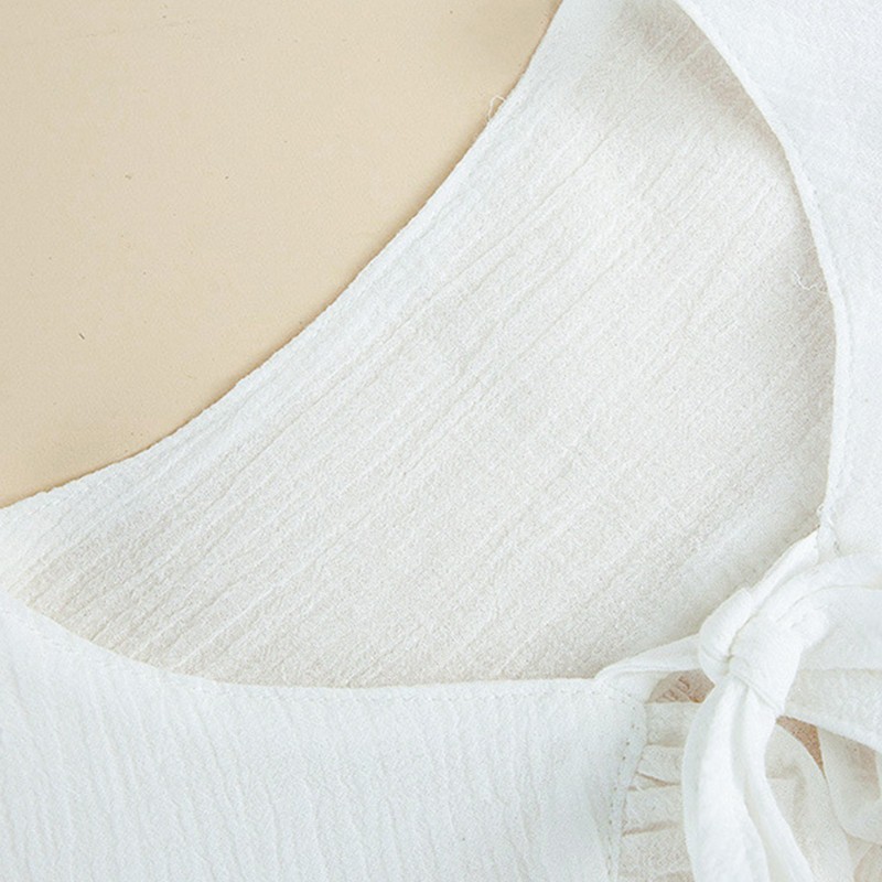 Cổ Áo Rời Màu Trắng Cho Búp Bê