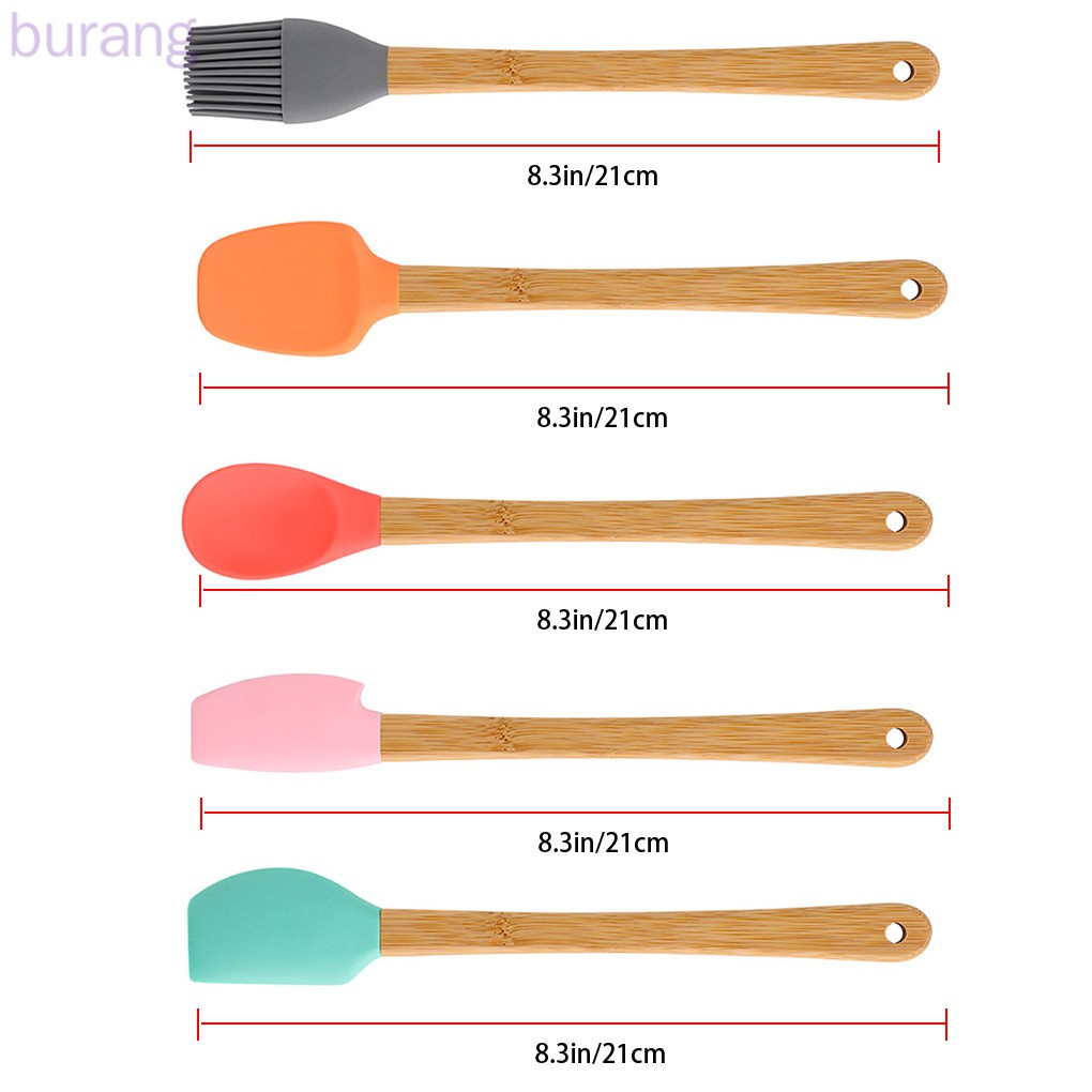 Bộ dụng cụ thìa nhựa làm bếp/ làm bánh đa năng