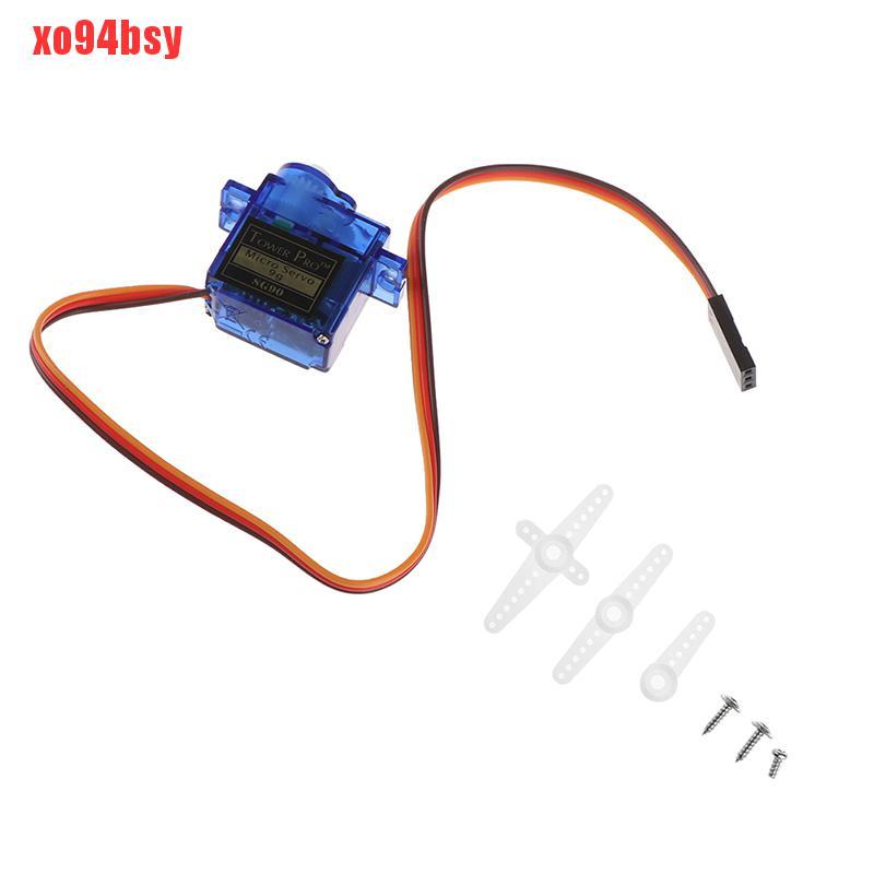 [xo94bsy]1Set SG90 Micro Metal Gear 9g Servo For RC Plane Helicopter Boat Car Parts