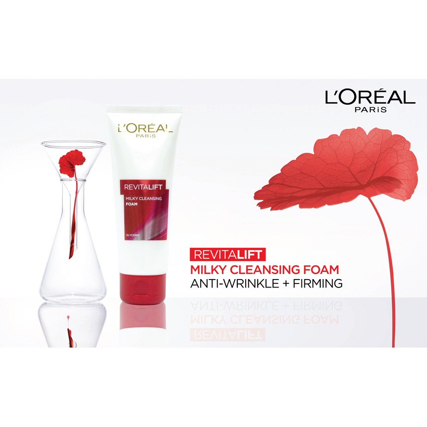 (CHÍNH HÃNG) Sữa rửa mặt chống lão hóa Loreal Paris Revitalift 100ml