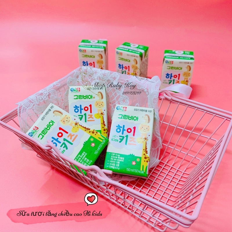 (Date t10.2022) SỮA TƯƠI GREEN HI KIDS