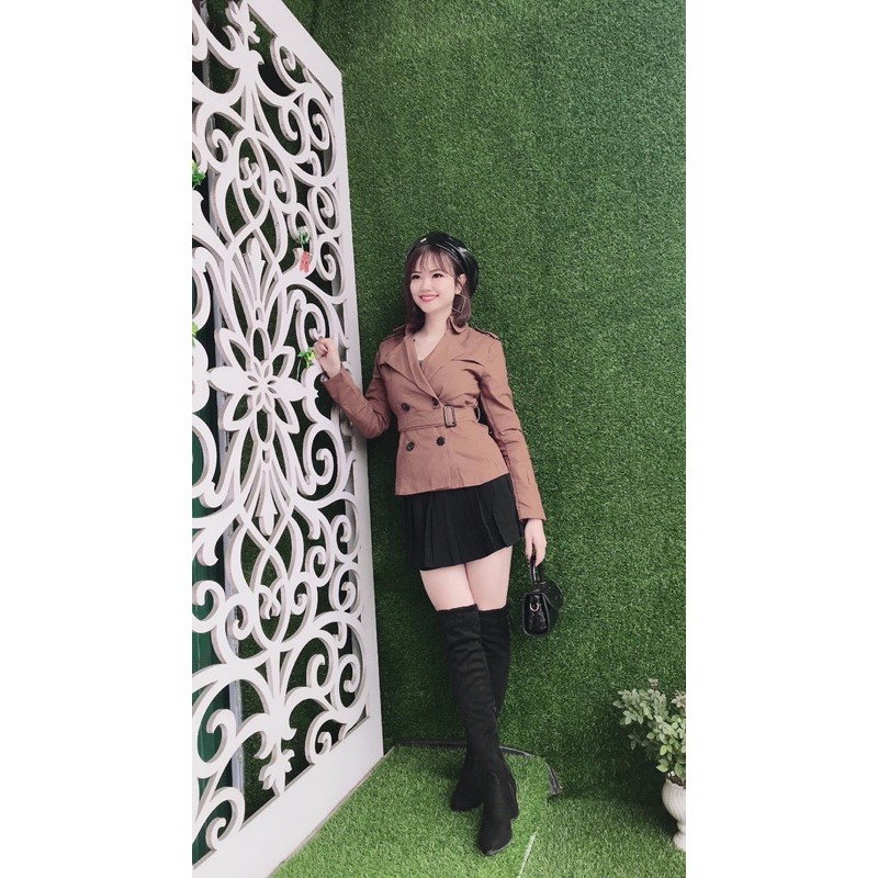 Áo măng tô kaki 2 lớp [HOT NHẤT] chất siêu xịn