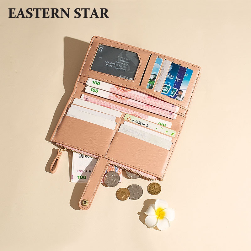 Ví Da Dài Cầm Tay Kiểu Dáng Đơn Giản Thời Trang Nữ