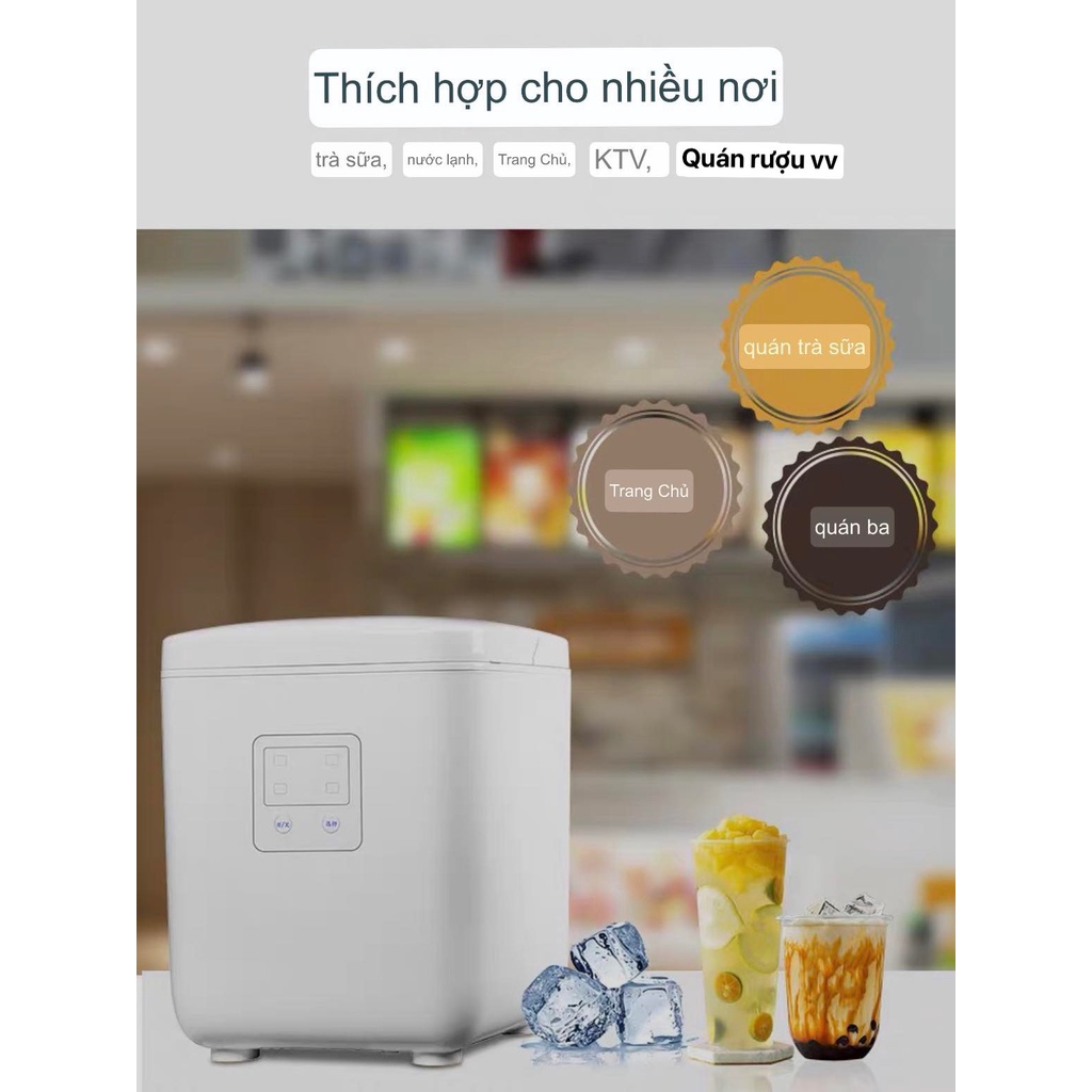 Máy Làm Đá Gia Đình AUX Oaks