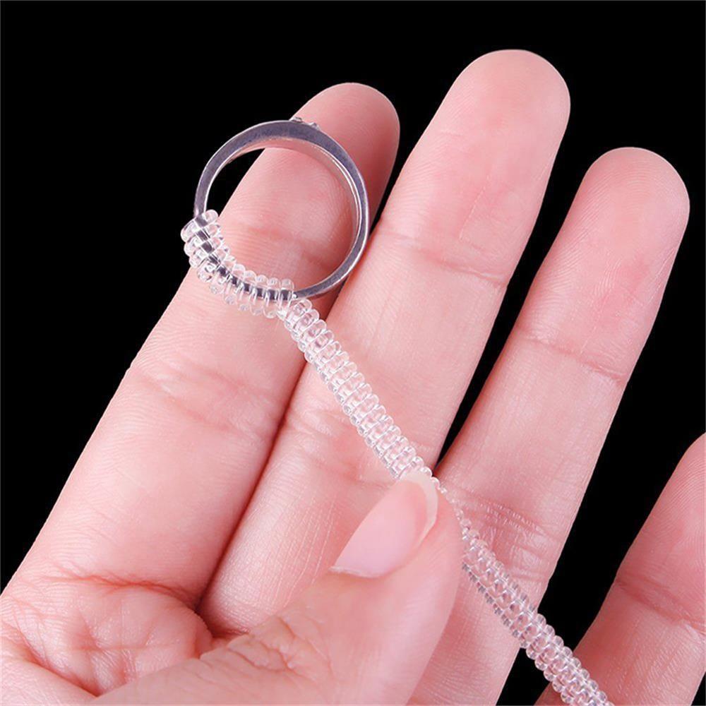 Set 1 / 5 / 10 / 12 Dụng Cụ Điều Chỉnh Kích Thước Nhẫn Trong Suốt