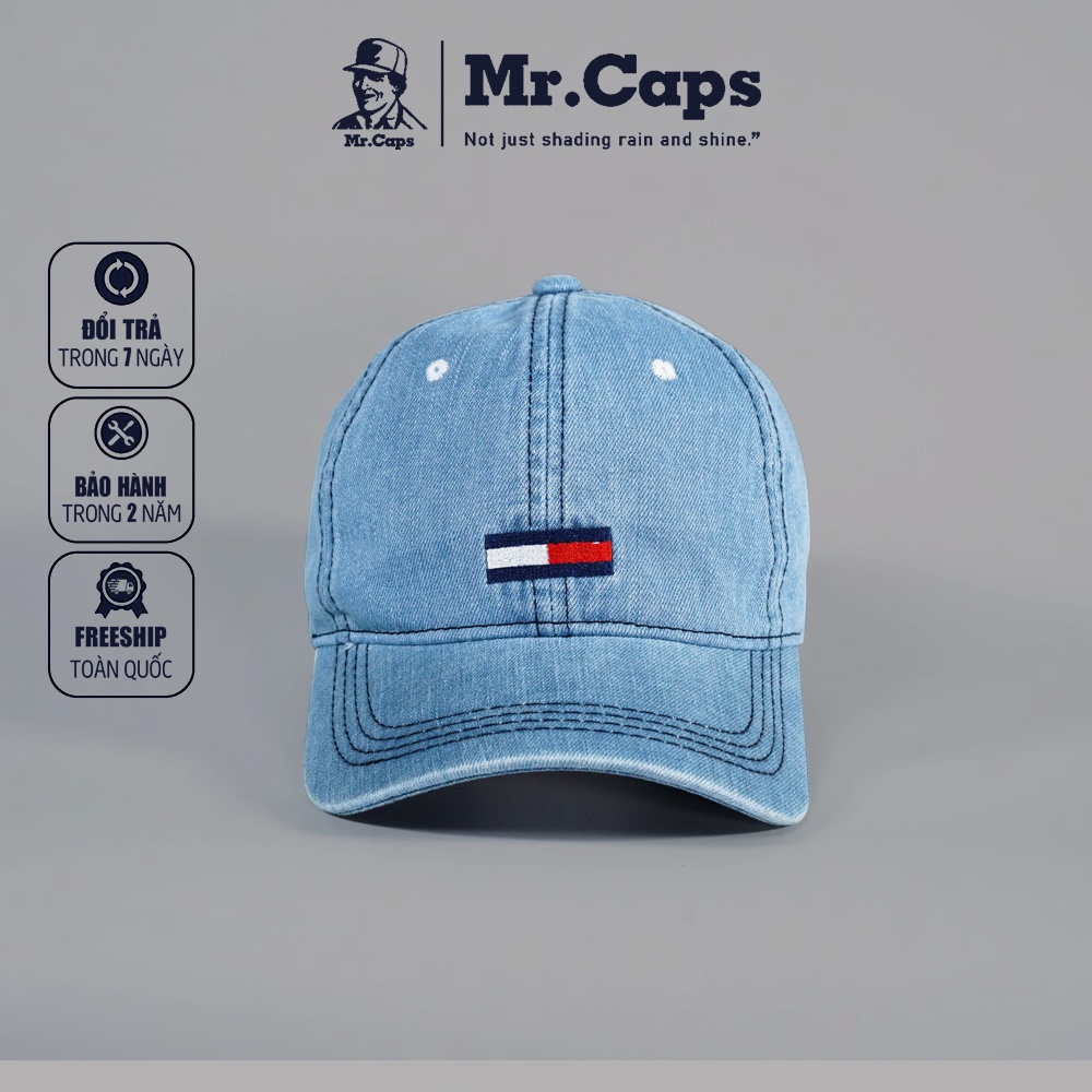 Mũ lưỡi trai jean - nón kết tommy thời trang unisex vải jean cao cấp full box cho nam và nữ phong cách ulzzang Mrcaps