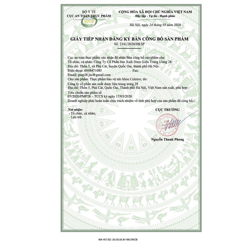 Celetox - Viên uống giúp giảm cân, giảm mỡ thừa, cholesterol máu - Chiết xuất cần tây &amp; cafe xanh