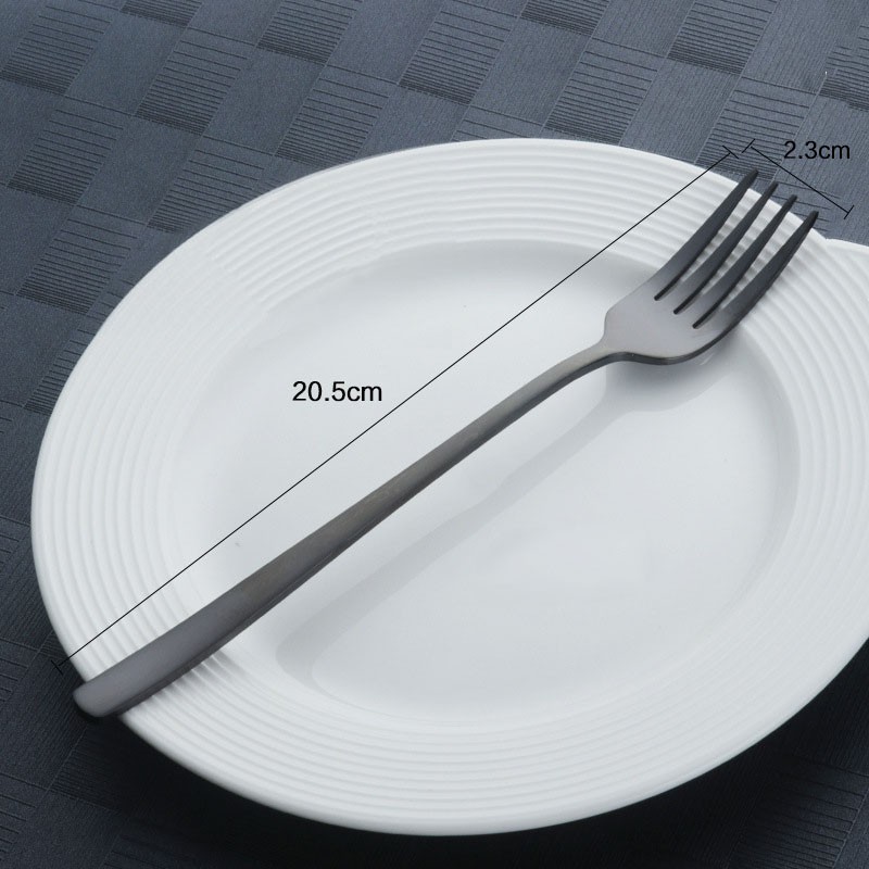 Nĩa ăn tráng miệng bằng thép không gỉ sang trọng