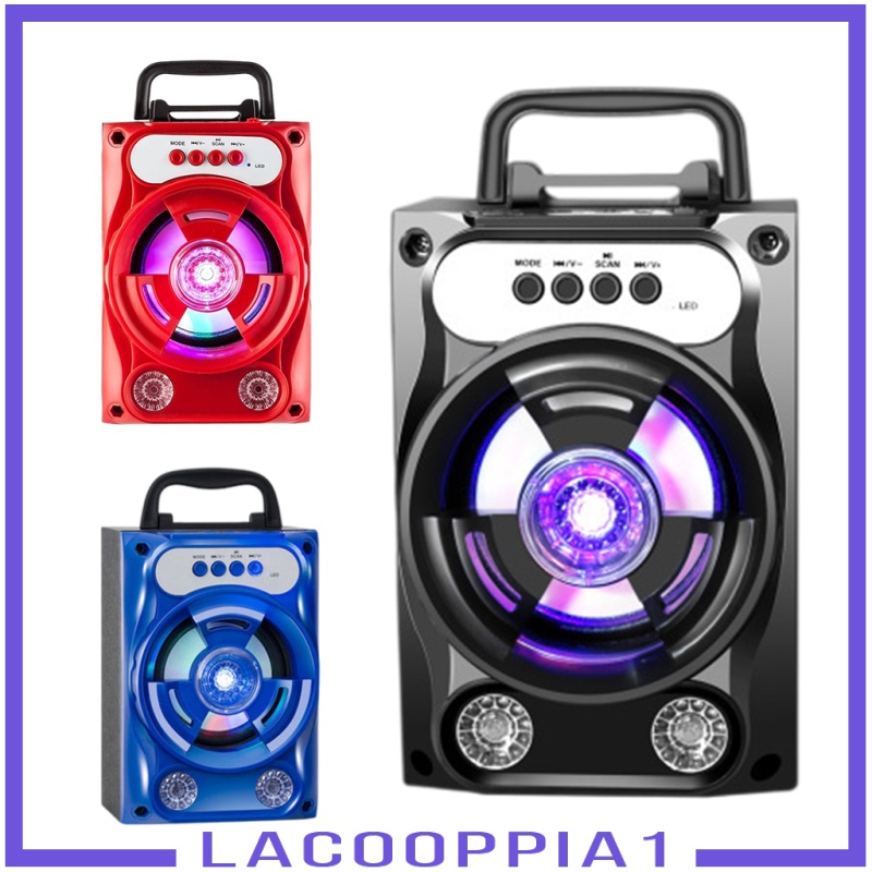 Loa Bluetooth Không Dây Siêu Trầm Lacooppia1 Hỗ Trợ Thẻ Nhớ Tf