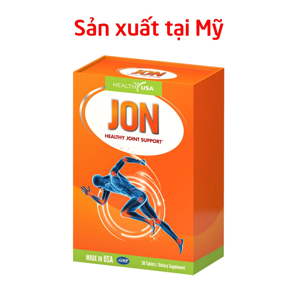 [Nhập khẩu Mỹ] - Viên xương khớp JON bổ sung chất nhầy dịch khớp, giúp giảm đau nhức xương khớp - Chai 30 viên [JON]