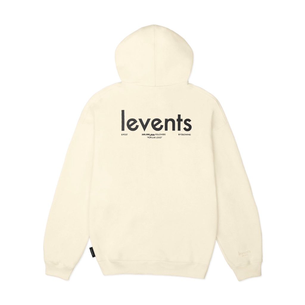 Áo Khoác Hoodie LEVENTS® POPULAR LOGO 2.0  mua trên 2sp levents tặng kèm túi tote