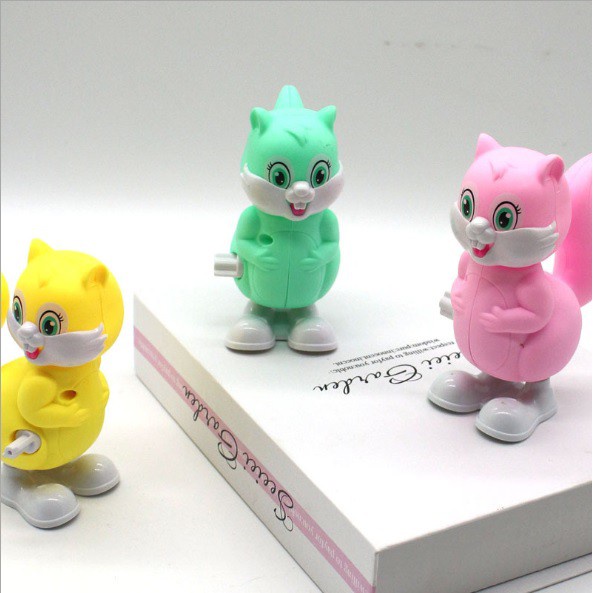 Đồ Chơi Cho Bé💗FREESHIP💗  Đồ Chơi Trẻ Em Sóc Con Vặn Cót Nhún Nhảy Ngộ Nghĩnh , Đáng Yêu Cho Bé Giải Trí Sóc_Toystore