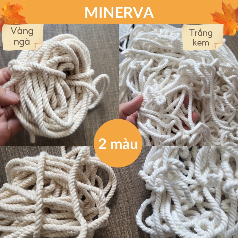 [THỦ CÔNG] 10 mét Dây Macrame đường kính 3 mm làm thủ công đan nghệ thuật