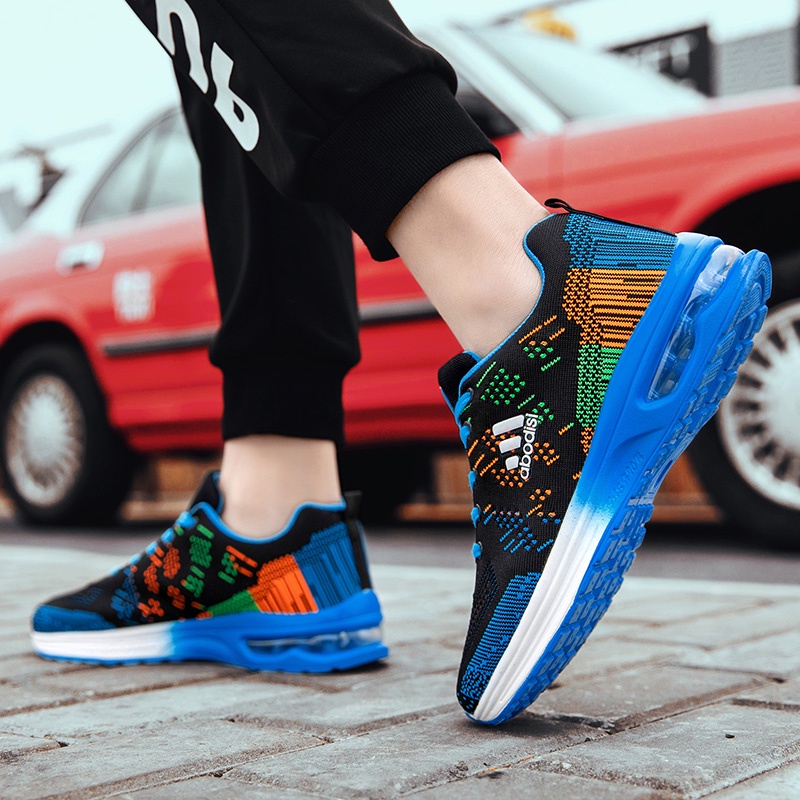 Giày Thể Thao Thời Trang Thoáng Khí Chống Trượt Chống Sốc Cho Nam