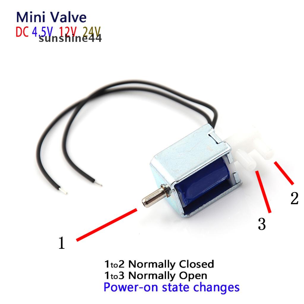 Van Điện Từ 2 Vị Trí 3 Chiều 4.5v 12v 24v