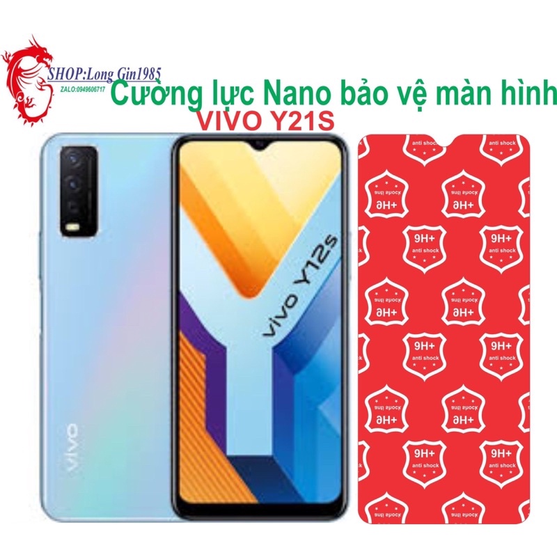 Vivo Y21S Cường lực Nano chống va đập chống trầy xước tốt