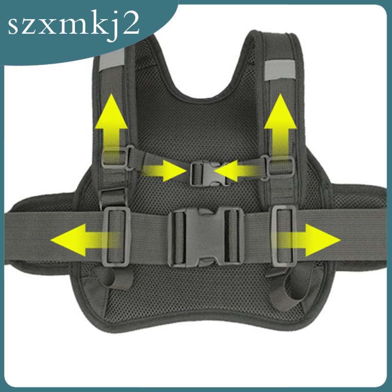 Dây Đai Yên Xe Đạp Màu Đen Kèm Giá Đỡ Phản Quang Chống Rơi Cho Bé Zxmkj2