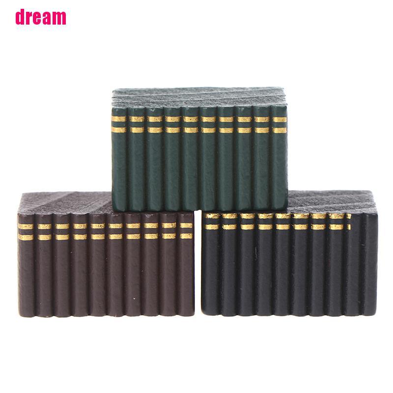 Mô Hình Sách Gỗ Chất Lượng Cao Trang Trí Nhà Búp Bê Tỉ Lệ 1: