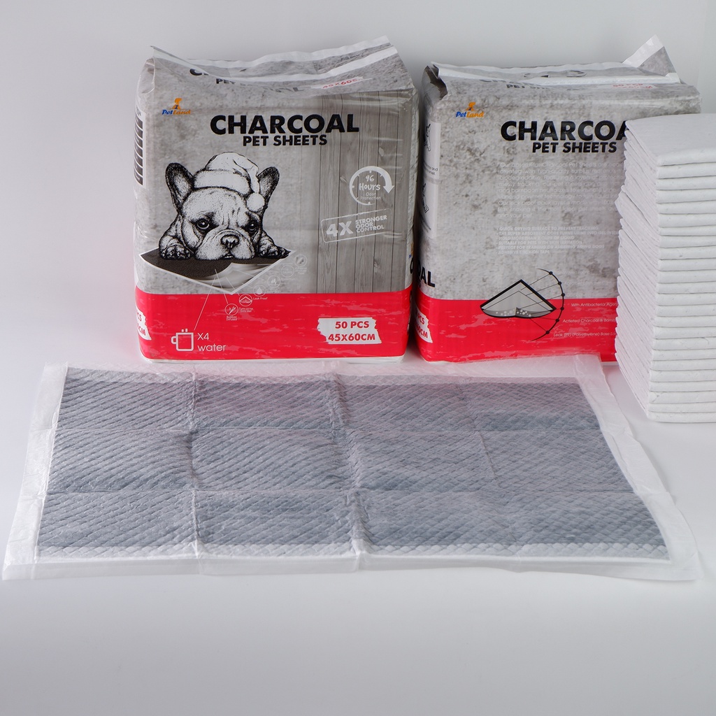 Tã lót chó mèo tã cho thú cưng khay vệ sinh sàn xe than hoạt tính CHARCOAL