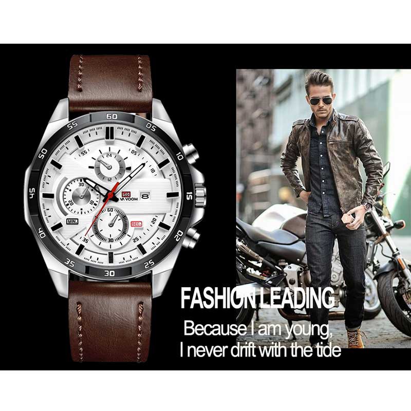 VAVAVOOM Quartz Watch Waterproof Leather Strap And Vom | BigBuy360 - bigbuy360.vn