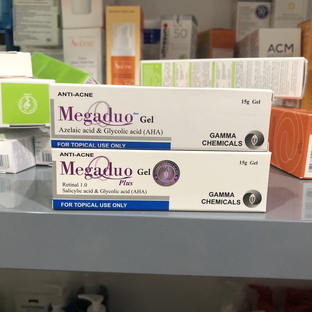 Megaduo gel New aha và Plus - Gel Giảm Mụn Và Thâm Mụn